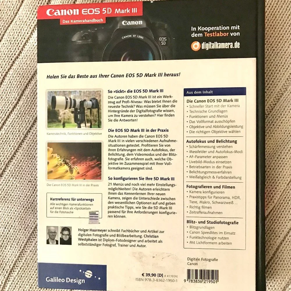 Canon EOS 5 D Mark III Kamerahandbuch german